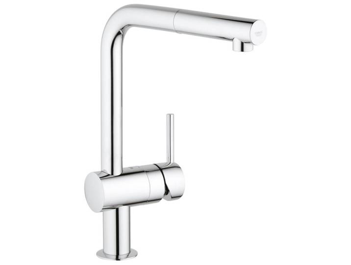 Minta Mitigeur de cuisine avec rotation 360° et douchette, Chrome (32168000)