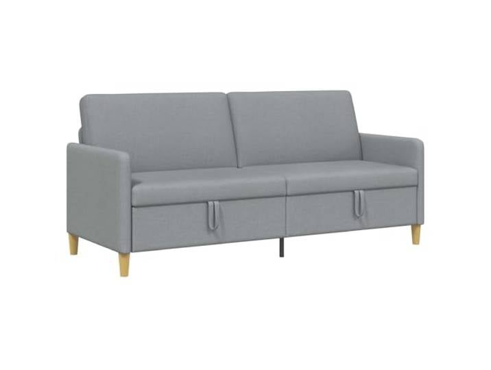 GHVBNMF 3-Sitzer Sofa mit Stauraum Hellgrau 192x78x87cm Couch Platzsparende 3-Sitzer Couch mit Klappfunktion und integriertem Stauraum für Wohnzimmer, kleine Räume und Gästezimmer.