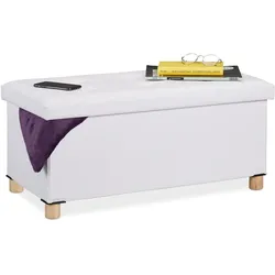 Relaxdays, Sitzbank, Sitzbank (76 cm)