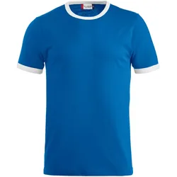CLIQUE Nome T-Shirt 5500 - royalblau/weiss XL