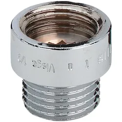 Csdk SL, Rohrverbindungstechnik, Rotguss-Gewindefittings Gewindeverlängerung 3/8 "x40 mm, Muffe/Nippel verchromt