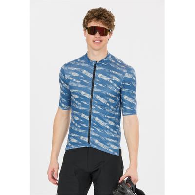 Radtrikot ENDURANCE "Yaris", Herren, Gr. S, blau, 100% Polyester, mehrfarbig, normal, Trikots, mit Quick Dry-Funktion