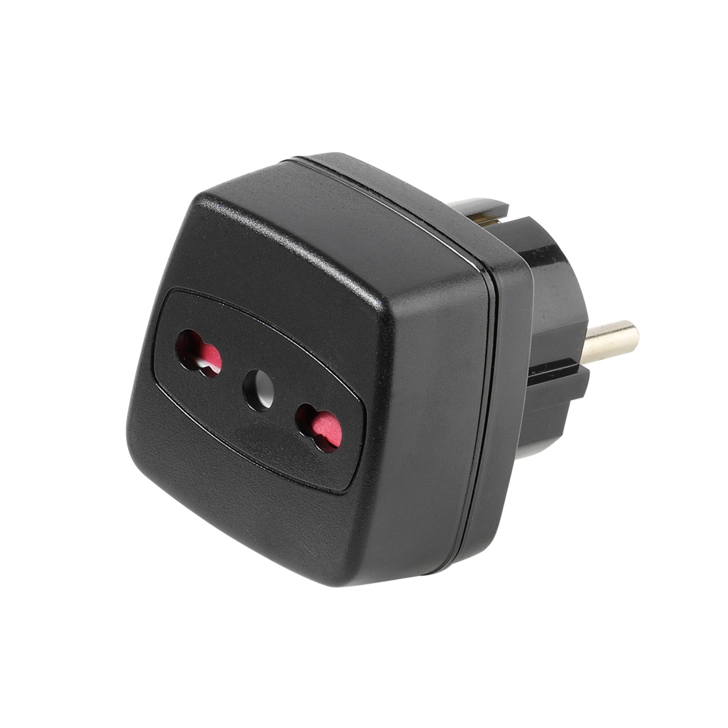 Vivanco Reisestecker Italien Italien Buchse - Schuko Stecker