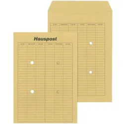 Mailmedia Hauspost-Taschen - 250 Stück braun, 32.4x22.9 cm