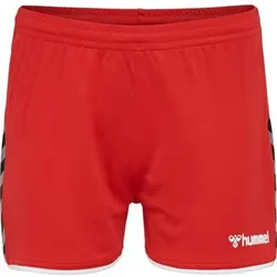HUMMEL Fußball - Teamsport Textil - Shorts Authentic Poly Short Damen, Größe XL in Rot Rot