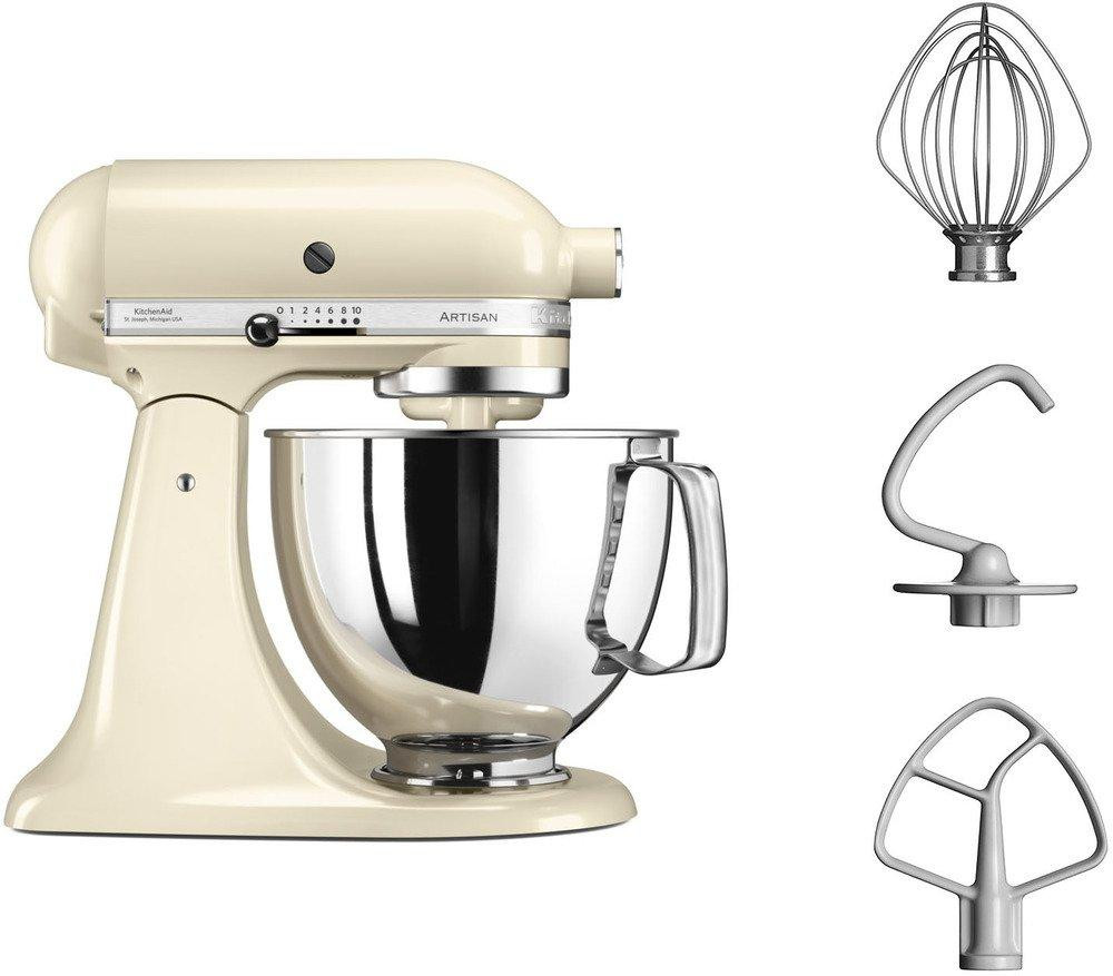 KitchenAid 5KSM125EAC Artisan keukenmachine, amandel