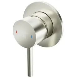 Steinberg Serie 100 Brausearmatur 1002250BN Unterputz, mit Keramikkartusche und Einbaukörper 1/2", Brushed Nickel