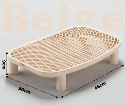 Uplift Picks Plastic Cat Litter Ramp Footboard Anti Tracking Pad For Cleaner Kitten Litter Box Floors Home pink