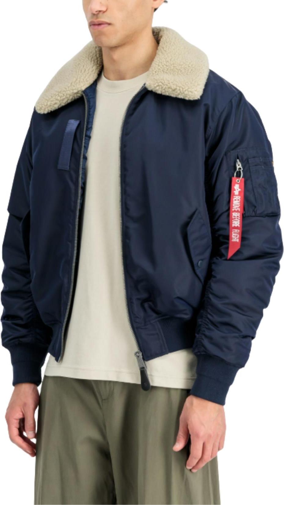 ALPHA INDUSTRIES - Herren-Bomberjacke B-15 MOD Reversible - Größe XL