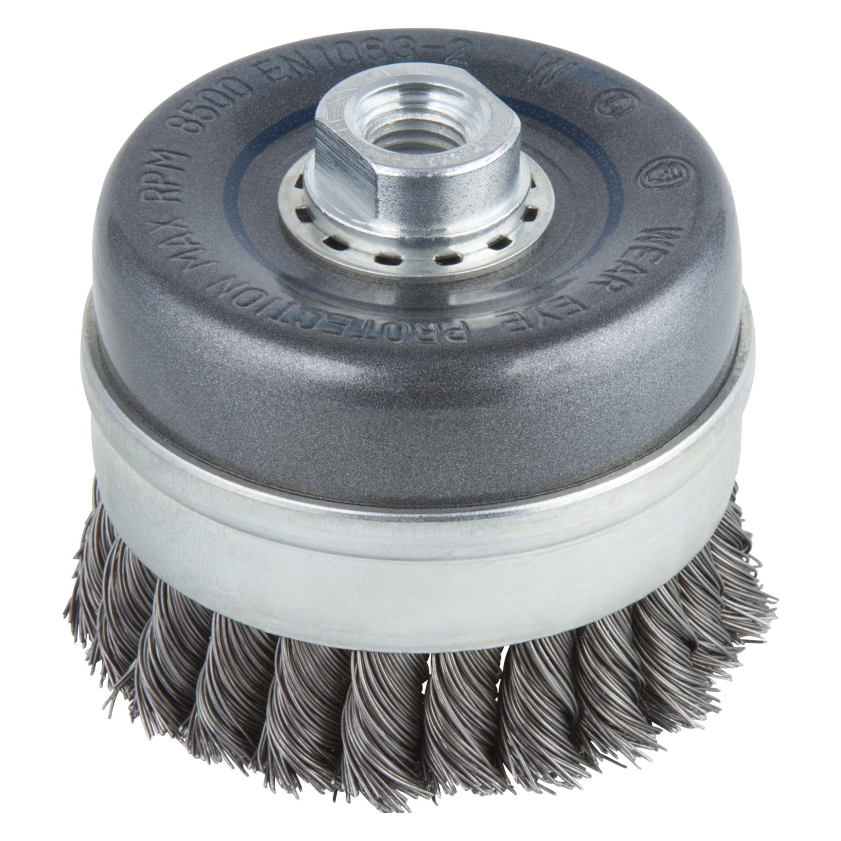 wolfcraft 1 Stahldr.-Topfbürste WS gez. M14 ø90mm (2150000)