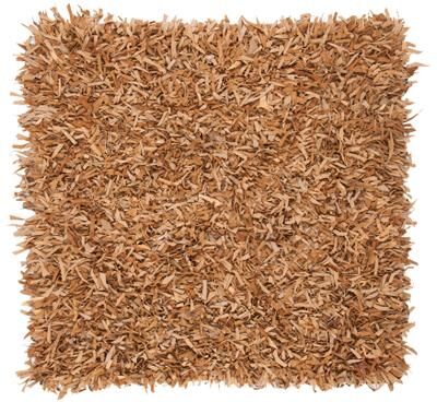 SAFAVIEH Handmade Leather Shag Alois Modern Rug
