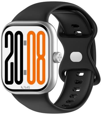 Everyday Crate Honor Watch X5 Silicone Watch Band With Butterfly Buckle Adjustable Replacement Strap black