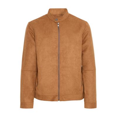 Lederjacke SOLID "Lederjacke SDVamosa", Herren, Gr. L, braun (toffee), Obermaterial: 100% Polyester PES., Jacken