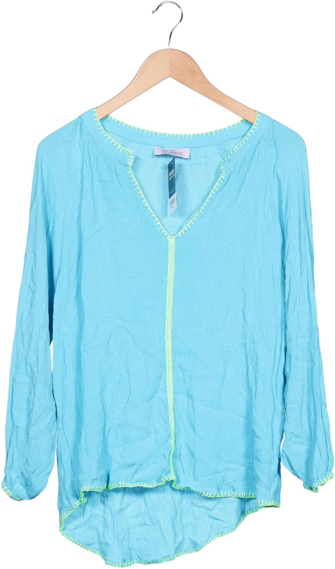Zwillingsherz Damen Langarmshirt, Neon, Gr. L, Viskose - Second Hand