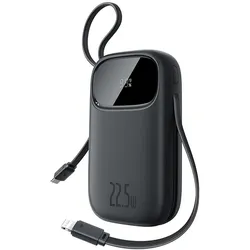 Baseus EnerFill FC31, 10000mAh, 22.5W, QC + PD, Black (10000 mAh, 22.50 W, 36.50 Wh), Powerbank, Schwarz