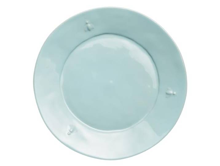 La Rochère Servierteller Keramik Abeille Biene Blau Ø 274 mm - 4er Set