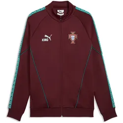 PUMA Portugal King Einlaufjacke 2026 Herren 24 - ruby shimmer/sea glass 3XL