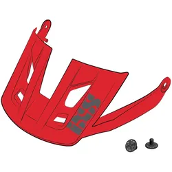 iXS, Motorradhelm Zubehör, Visier + Pins Trigger AM fluo rot SM