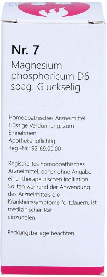 Nr.7 Magnesium phosphoricum D6 spag.Glückselig