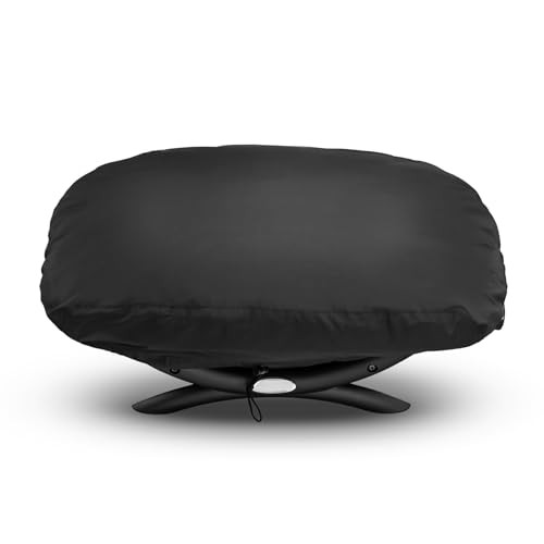 Onlyfire beschermhoes voor Weber Barbecue Serie Q 100/1000, zwart