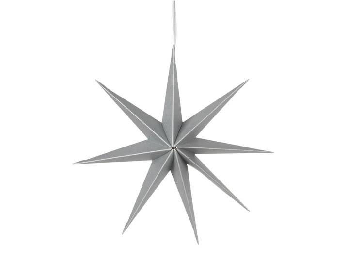 Broste Copenhagen Star papieren ster Ø50 cm Silver