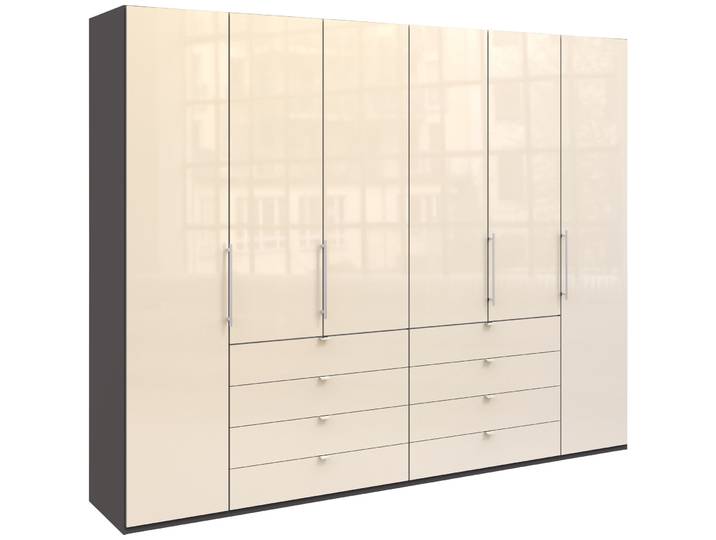 Kleiderschrank Leti taupe Holzwerkstoff B 300 cm