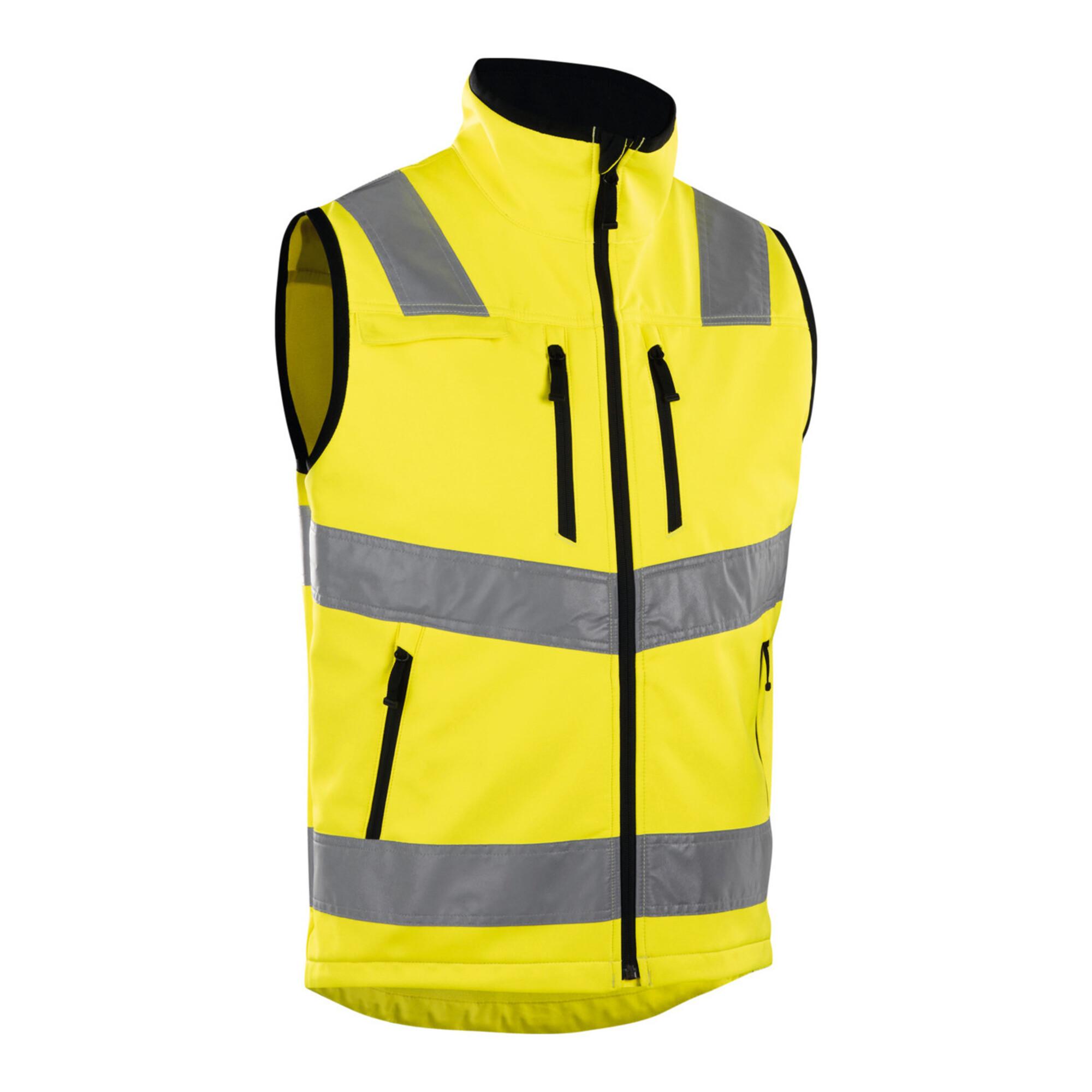 Blakläder Warnschutz-Softshell-Weste, gelb, Unisex-Größe: 2XL (304925173300XXL)