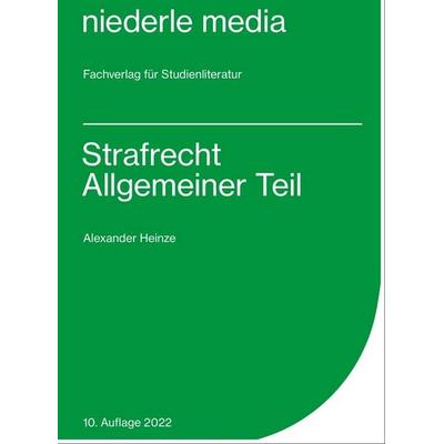 Karteikarten Strafrecht AT - 2022, Zubehör von Alexander Heinze, Niederle, J, 978-3-86724-057-4