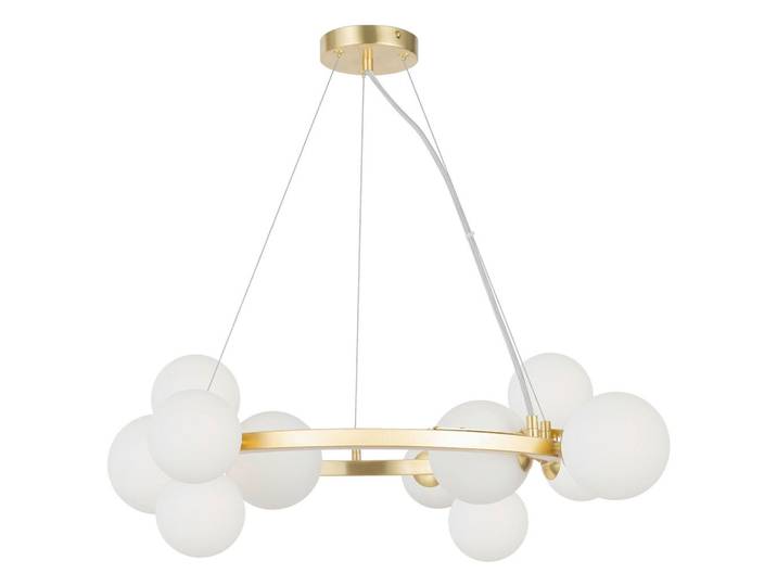 Maytoni Pendelleuchte, Goldfarben, Glas, 137 cm, CE, beliebig kürzbar, Lampen & Leuchten, Innenbeleuchtung, Hängeleuchten, Pendelleuchten