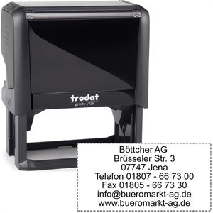 Trodat Printy 4926 Textstempel inkl. Textplatte