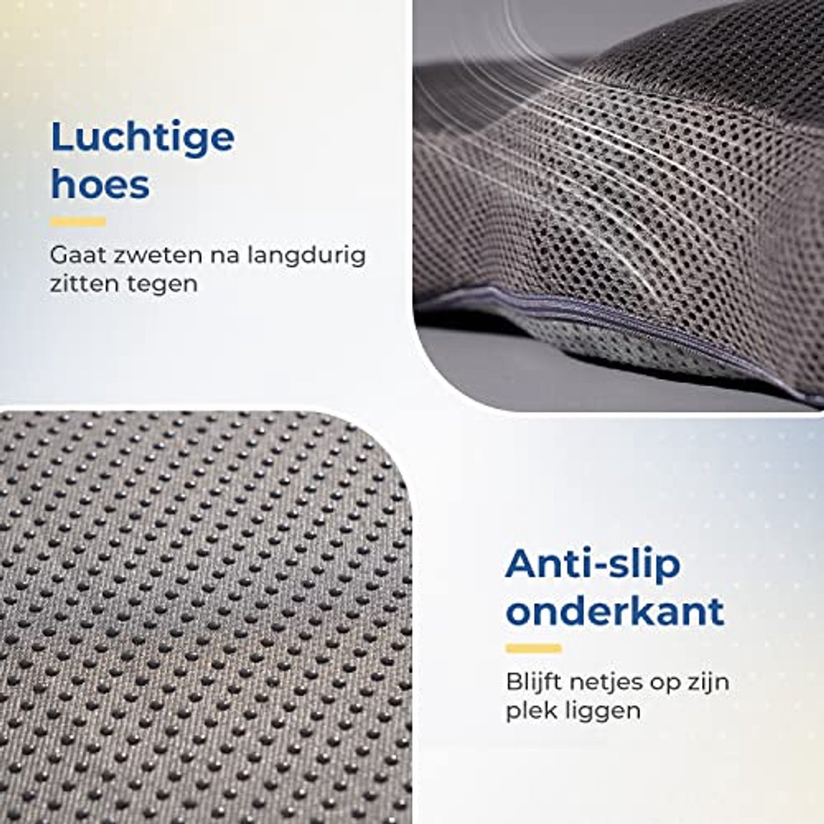 Orthopedisch Ergonomisch Zitkussen met Geheugenfoam - U-vormig
