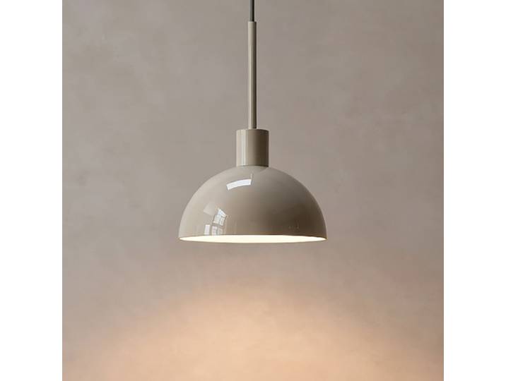 Suspension Vienda, grise, Ø 20 cm, métal, GU10 - Herstal - Salle à manger - Moderne - À ampoule unique