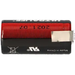 Ultralife CR123A Lithium Batterie 3V 1600 mAh mit Z-Lötfahne – CR17345