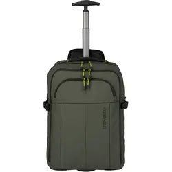 travelite BRIIZE Trolley Backpack 2-Rad Khaki