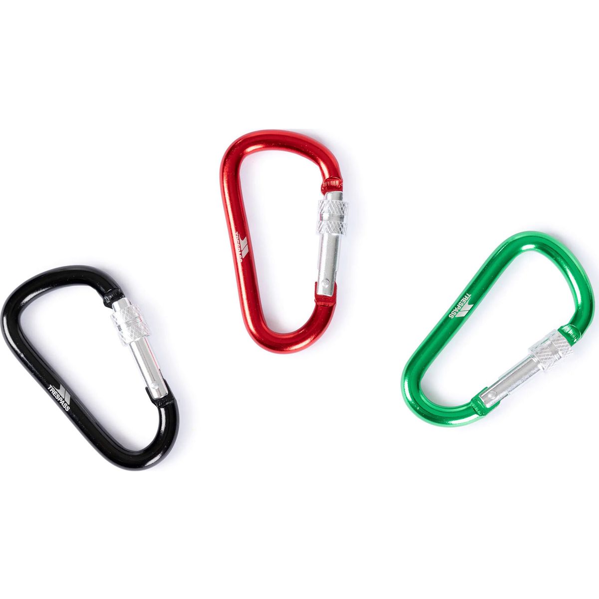 Trespass Dorf - Carabiner SET assorted (ASS) EACH UUACMITR0230_ASS_EACH