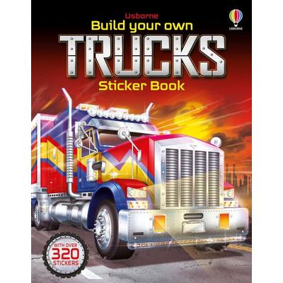 Build Your Own Trucks Sticker Book, von Simon Tudhope, Usborne Books, 978-1-80507-005-4