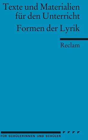 Peter Bekes - Formen der Lyrik: (Texte und Materialien für den Unterricht) - Preis vom 09.10.2026 07:28:09 h