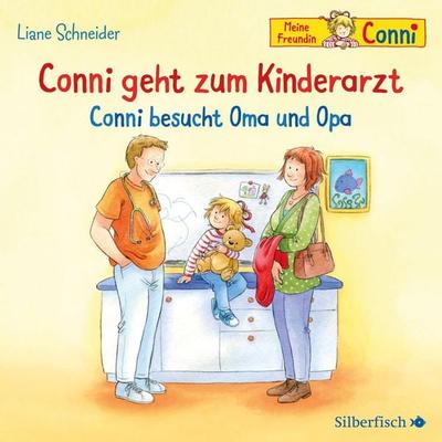 Conni geht zum Kinderarzt / Conni besucht Oma und Opa - Liane Schneider, CD, 9783745600100