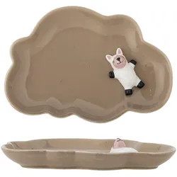 Bloomingville Dolly Kinder Teller aus Steingut, L20xH2,5xB14 cm
