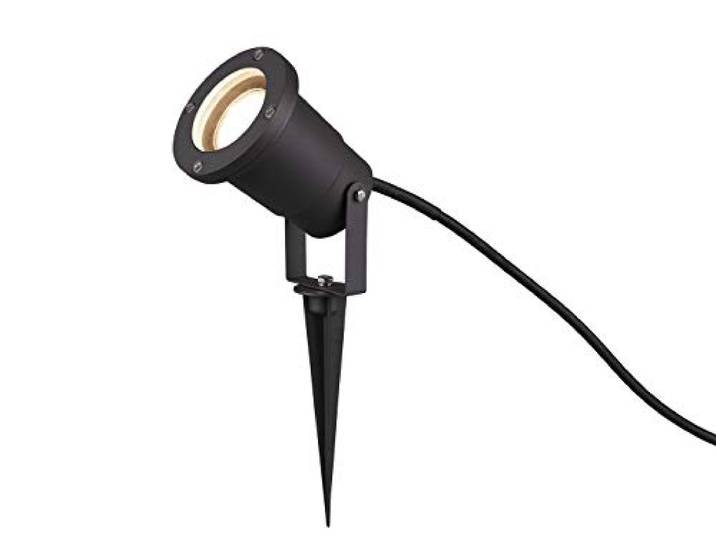 Trio Leuchten Ubangi 800260142 Spot extérieur en aluminium moulé sous pression\, sans 1 ampoule GU10\, anthracite