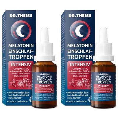 Dr.theiss Melatonin Einschlaf-Tropfen intensiv 2x 2x20 ml Tropfen