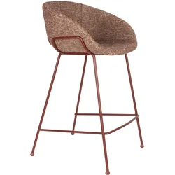 Zuiver Feston Barhocker, höhe 65 cm, rot