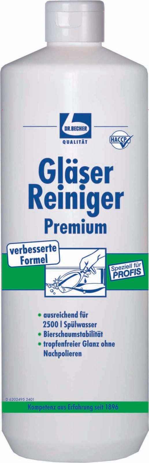 DR.BECHER Gläser Reiniger Premium Spülmittel 1,0 l 1127000