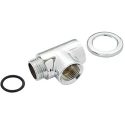 Zehnder Zubehör T-Stück, kurz weiß für DBM, 853111 853111