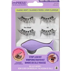 KISS Impress Lashes Overlash Kit Classy Wsipy - schwarz