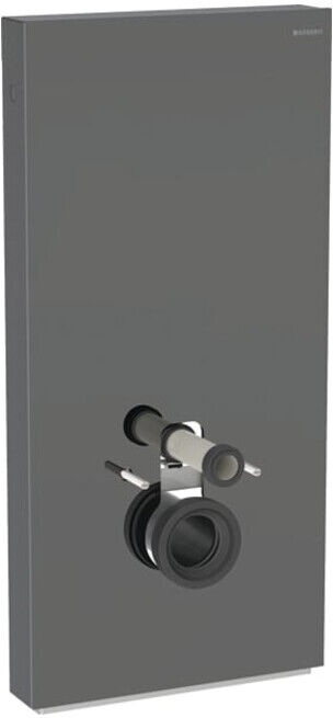 Geberit Module WC mural Monolith Plus H 101 cm, abattant frein de chute, alu satiné chromé (131222JK7)
