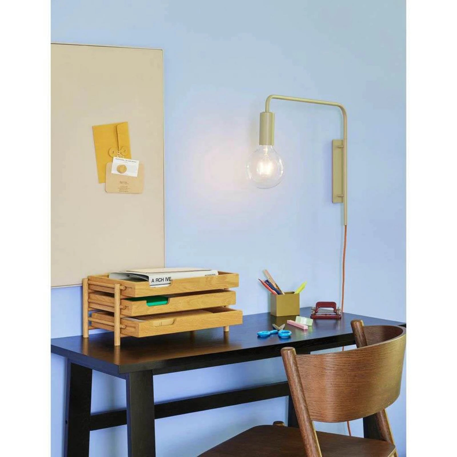 Hübsch Serendipity Wandlamp Zwart Metaal