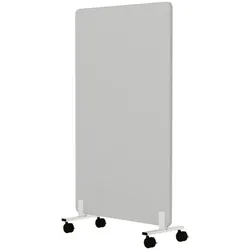 OTTO Office Stellwand »Frankfurt« mit Rollen 80/160 cm grau, 80x160x3 cm