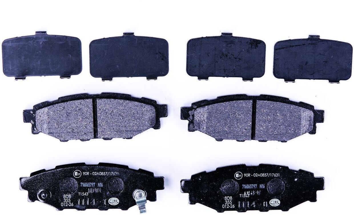 HELLA 8DB 355 012-261 Brake pad set