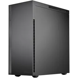Silverstone SST-KL07B-E - Kublai Midi Tower ATX Silent Computer Case, black (ATX, mATX, Mini-ITX, SSI CEB), PC Gehäuse, Schwarz